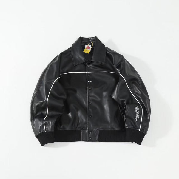 Sup x Nike Bomber Jacket Black Leather
