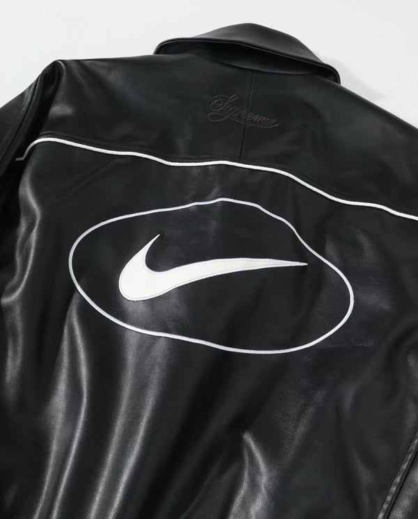 Sup x Nike Bomber Jacket Black Leather