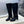 CD Michael Kors Hamilton Boots Gold Chain Buckle Black Leather