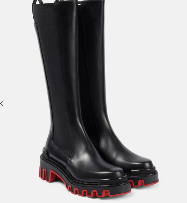 CL Marchacroche Dune Boots Black Calfskin