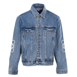 LW Anagram Denim Jacket Mid Blue Denim