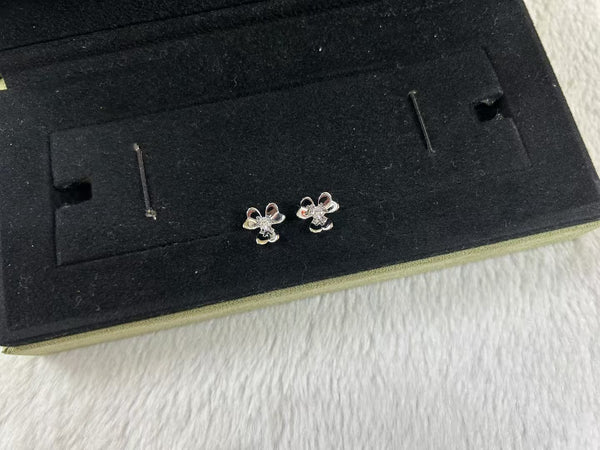 Clover Flower Heart Stud Earrings