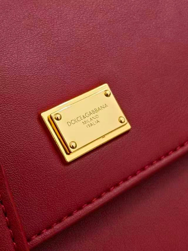 DB My Sicily Bag 21cm Red Calfskin