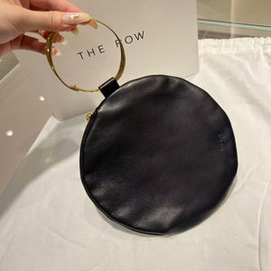 The Geo Bracelet Clutch 19cm Black Lambskin