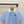 Miu 26S Poplin Shirt Contrast Collar Light Blue Cotton
