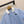 Miu 26S Poplin Shirt Contrast Collar Light Blue Cotton