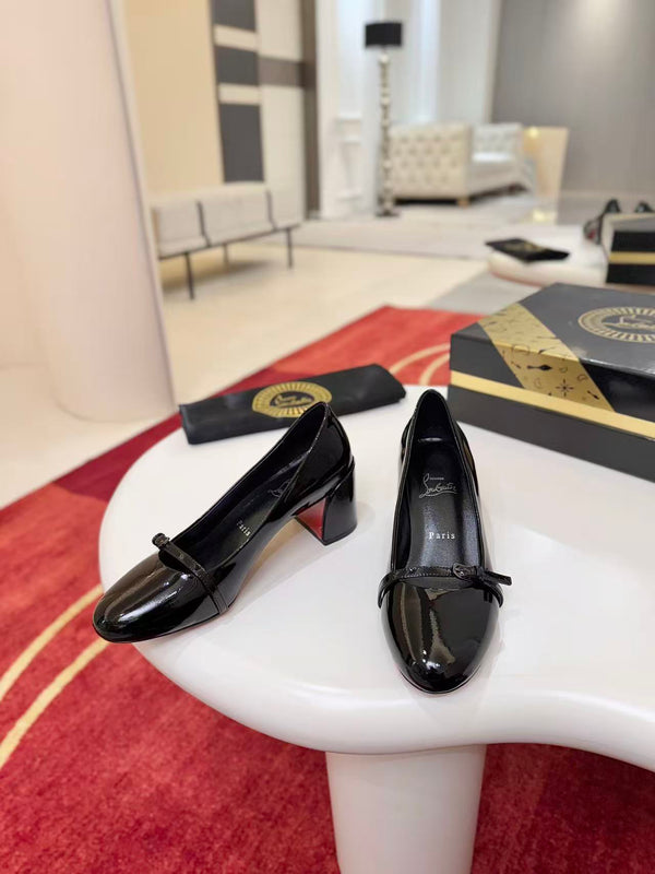 CL Jane Nina Pumps 55mm in Black Patent Leather