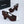CC Slingback Pumps 9cm Dark Brown White Suede