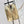 YSL Crinkled Midi Skirt Metallic Gold Leather