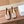 MM Split Toe Ballet Flat Heel Taupe Deerskin