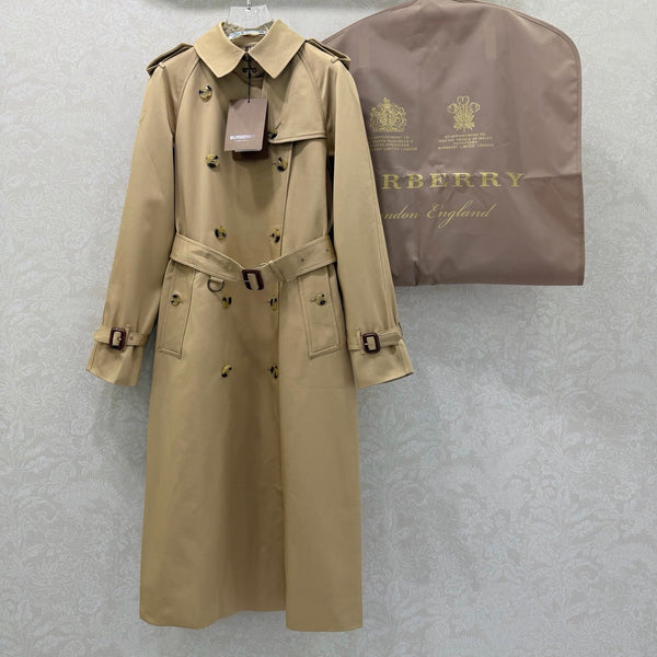 BRR Kensington Trench Coat Beige Cotton