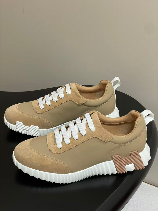 HM Unisex Bouncing Sneakers Suede Leather