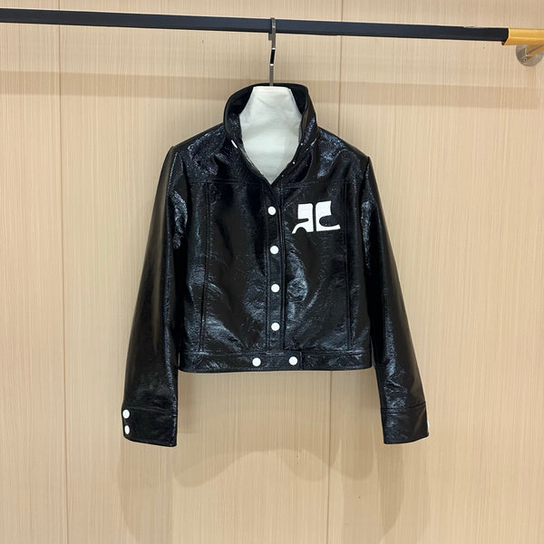 AC Reedition Vinyl Jacket Black Sheepskin