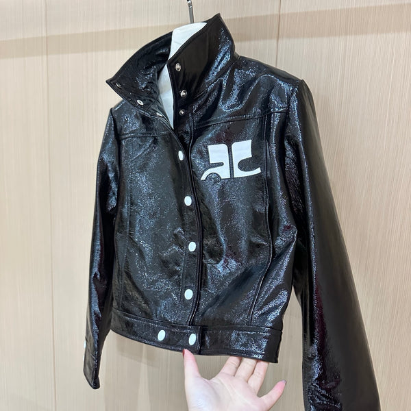 AC Reedition Vinyl Jacket Black Sheepskin