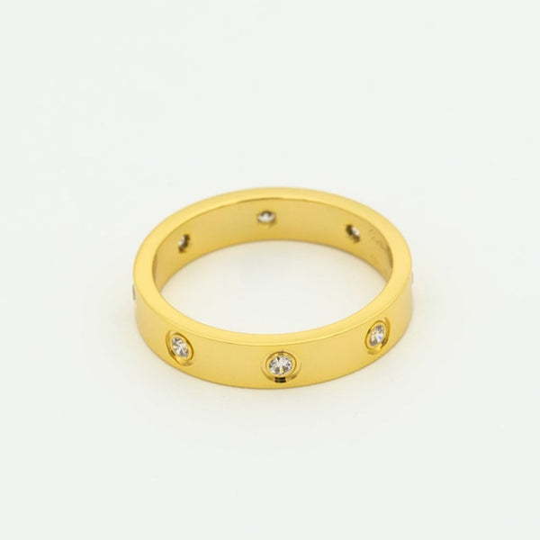 ANELLO LOVE 3,6 MM 8 DIAMANTI