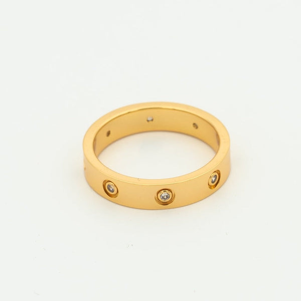 ANELLO LOVE 3,6 MM 8 DIAMANTI