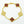 CLOVER BRACELET 5 MOTIFS CARNELIAN DIAMOND