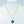 CLOVER GOLD TURQUOISE NECKLACE