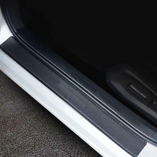 ( 4PCS ) Carbon Car Door Sills Stickers