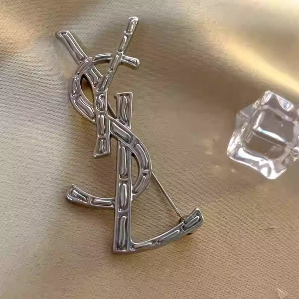 YSL Brooch Silver 174675