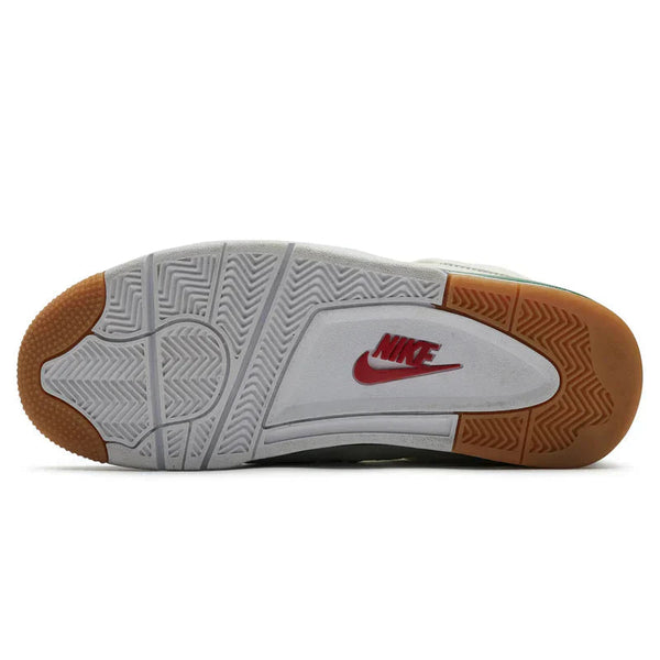 Nike Jordan 4 Retro Vert pin Gris ivoire Daim cuir