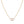 COLLANA LOVE DOPPIO ANELLO ORO ROSA 