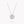 THREADS SILVER DIAMOND NECKLACE