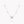 MULTI BUTTERFLY SILHOUETTE SILVER DIAMOND NECKLACE