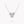 WILD FLOWER SILVER DIAMOND CLUSTER NECKLACE