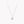 GRA ROUND SILVER DIAMOND NECKLACE