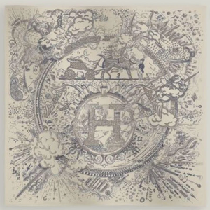 Hermes Please Hold The Line Silk Scarf