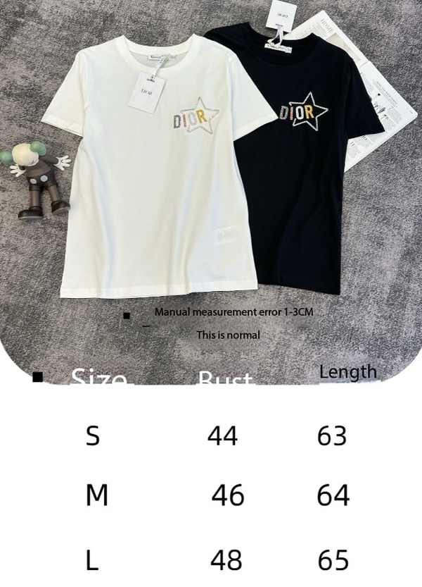 CD SS26 T-shirt en coton à manches courtes 350692