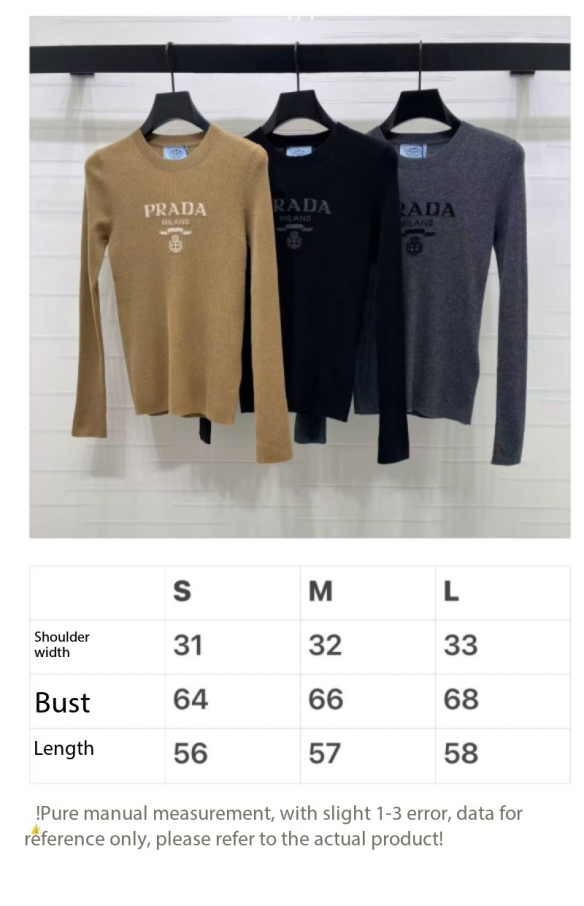 Pull Prada en laine intarsia avec logo, en laine camel 351032