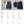Miu PE26 Ensemble Polo Jupe plissée Bleu Marine Polyester Coton 351275