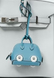 Hermès Bolide On Wheels Charm in Leather