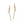 KNOT DROP EARRINGS IN YELLOW GOLD WITH DIAMONDS