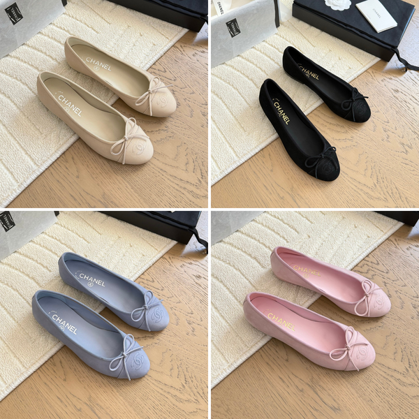 CC 25C Ballerina in pelle scamosciata di vitello