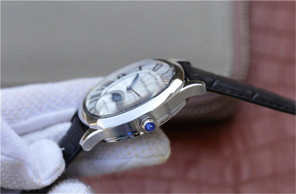 DRIVE DE CARTIER QUADRANTE BIANCO FASI LUNA 