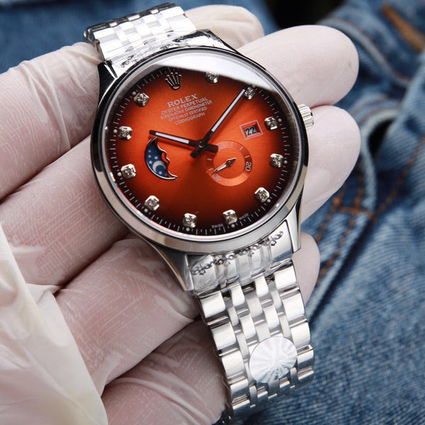 OYSTER PERPETUAL 39MM DOPPIO VETRO ZAFFIRO SPECCHIATO 