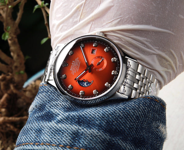 OYSTER PERPETUAL 39MM DOPPIO VETRO ZAFFIRO SPECCHIATO 