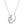 NECKLACE FEMALE DOUBLE RING DOUBLE CIRCLE COUPLE PENDANT