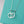 NECKLACE FEMALE DOUBLE RING DOUBLE CIRCLE COUPLE PENDANT