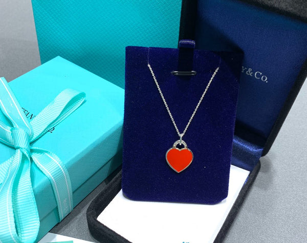 MATERIALE PER COLLANA E BRACCIALE CON CUORE ROSSO