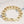 CHAIN LINKS MONOGRAM PATTERN BRACELET GOLD-COLOR HARDWARE