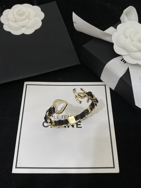 BRACCIALE CC HEART BIANCO ORO E DIAMANTI