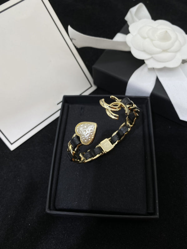 BRACCIALE CC HEART BIANCO ORO E DIAMANTI