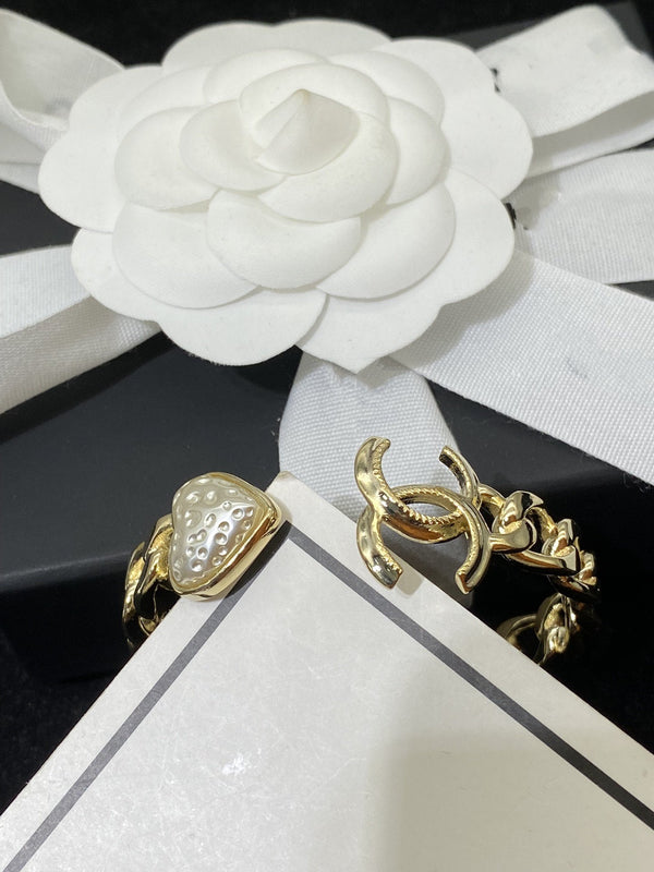 BRACCIALE CC HEART BIANCO ORO E DIAMANTI