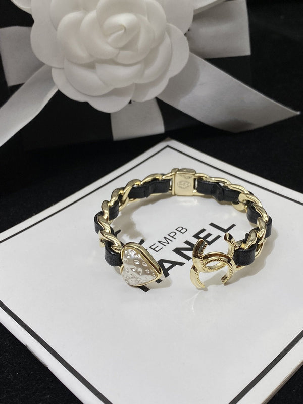 BRACCIALE CC HEART BIANCO ORO E DIAMANTI