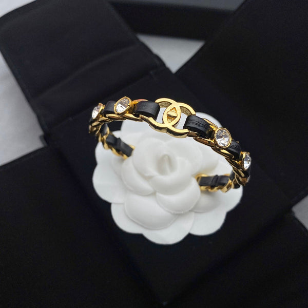 BRACCIALE CC BLACK ROPE ORO E DIAMANTI
