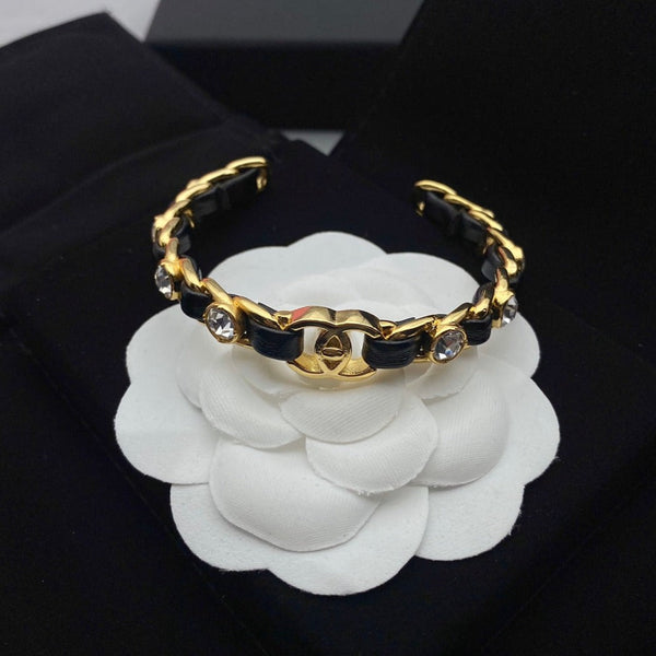 BRACCIALE CC BLACK ROPE ORO E DIAMANTI